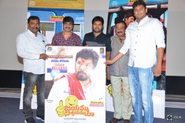 Jayammu Nischayammu Raa Movie Trailer Launch